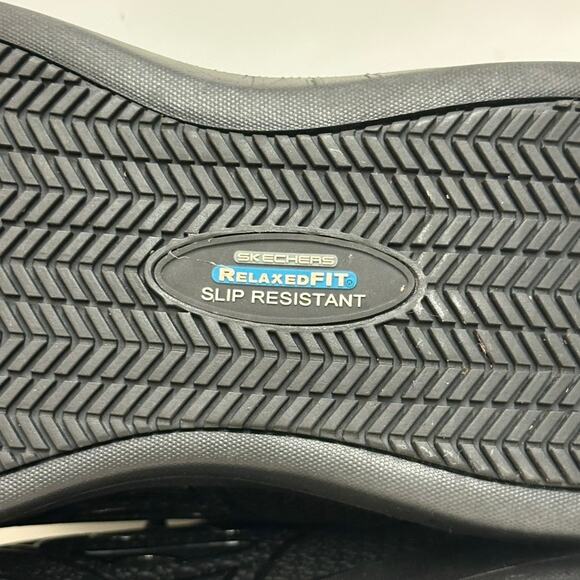 WORN ONCE Skechers x DC Superman Women's 108089 Invincibility Black Work Shoes 9 - Picture 12 of 12